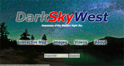 Desktop Screenshot of darkskywest.com