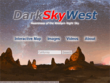 Tablet Screenshot of darkskywest.com